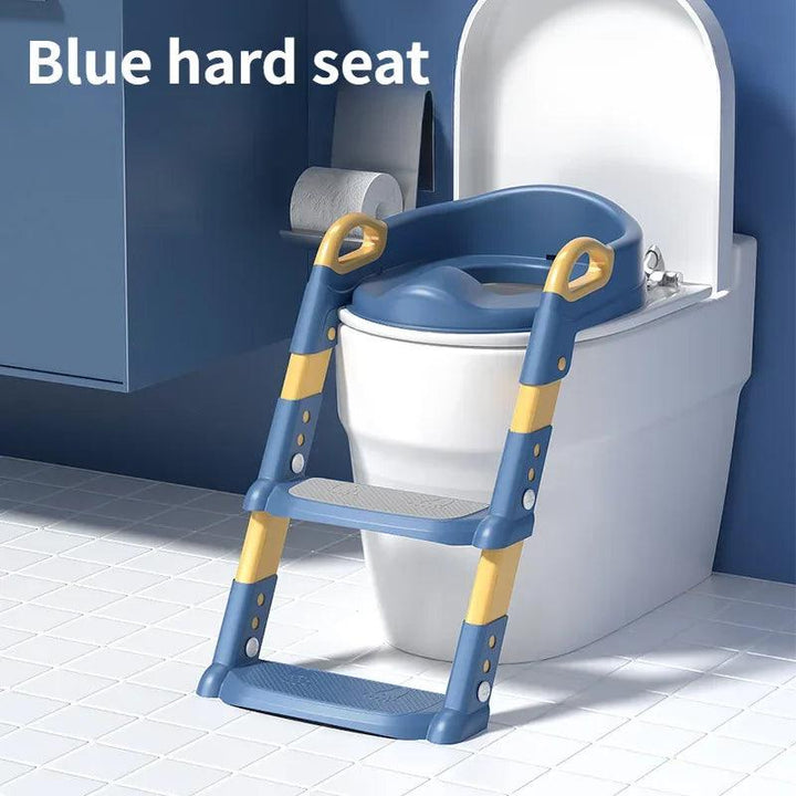 New Stepped Children'S Toilet Foldable Foot Stool Multi-Functional Toilet Boy Girl Baby Toilet Training Potty Ladder for Kids