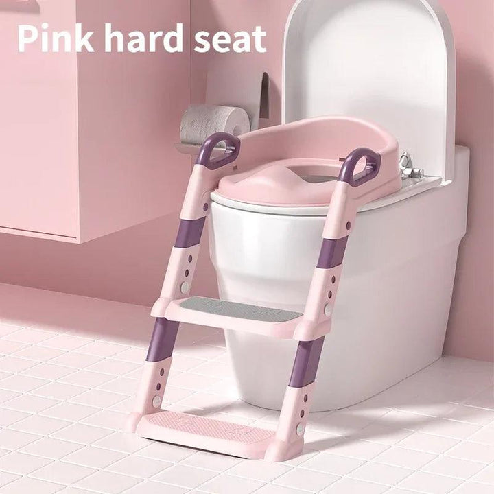 New Stepped Children'S Toilet Foldable Foot Stool Multi-Functional Toilet Boy Girl Baby Toilet Training Potty Ladder for Kids